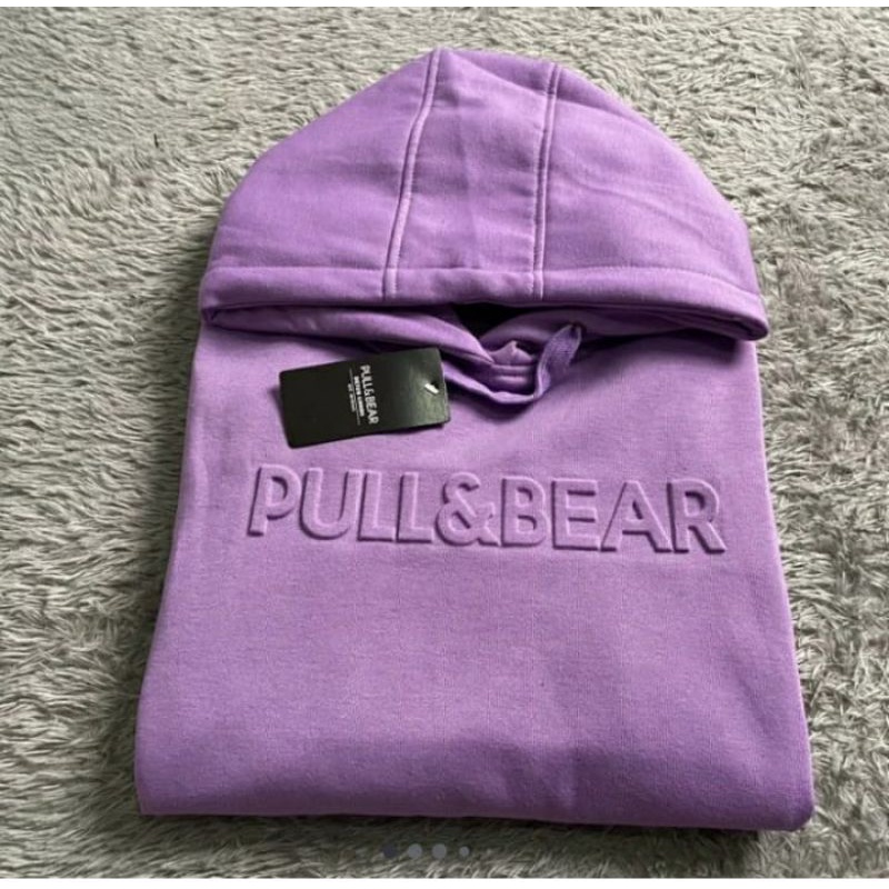 Switer Hoodie PULL AND BEAR Pria Wanita JAKET PULLOVER SABLON EMBOSSED FONT TIMBUL HODIE PRIA WANITA UNISEX CODSWEATER HOODIE PULL&amp;BEAR EMBOSS 3D FONT TIMBUL FULLTAG &amp; LABEL - BANYAK VARIASI WARNA BEST SELLER