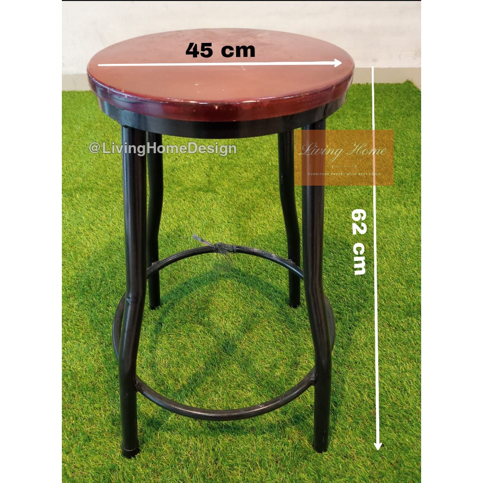 Kursi Bar Cafe Resto Besi Sedang Bangku Billiard Bakso (LUAR KOTA MEDAN)