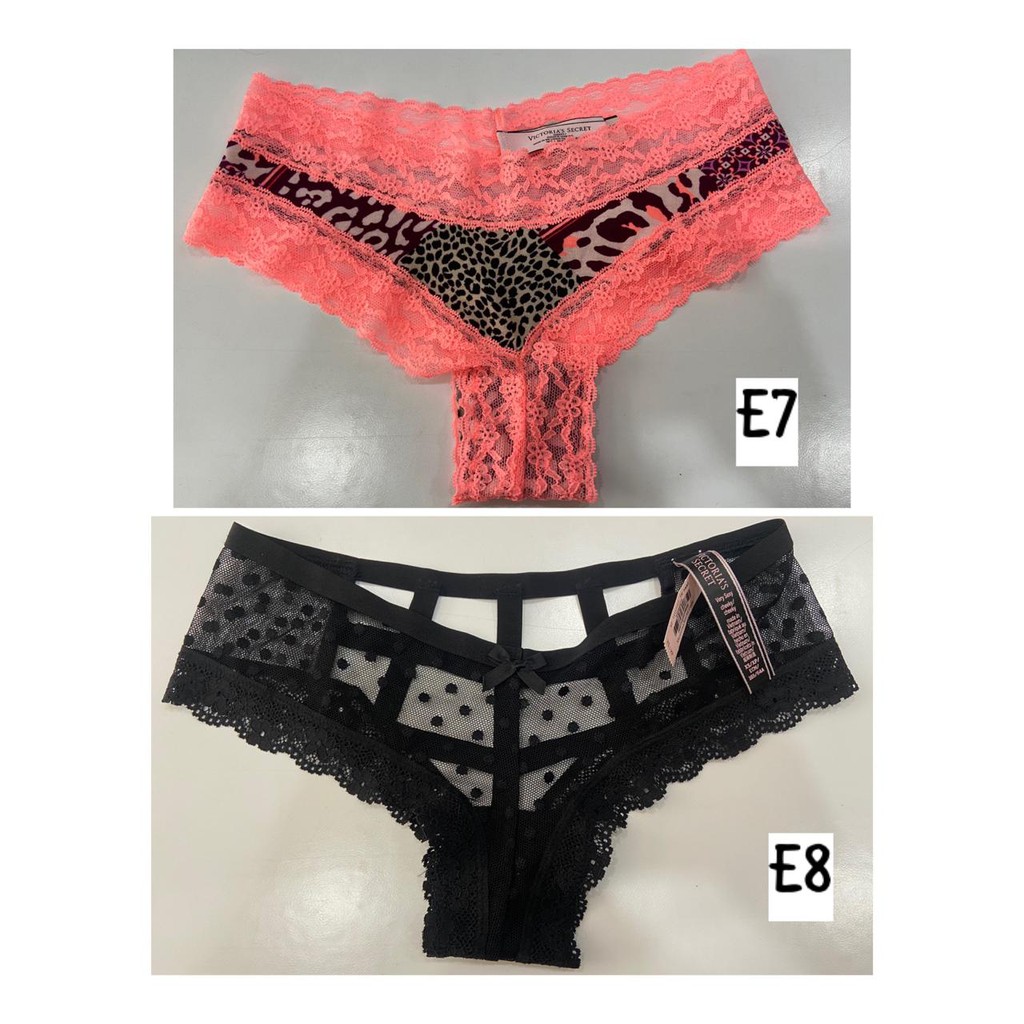 VICTORIA SECRET VS PANTIES - CHEEKY &amp; THONGS STYLE [SIZE XS] / Celana Dalam Wanita