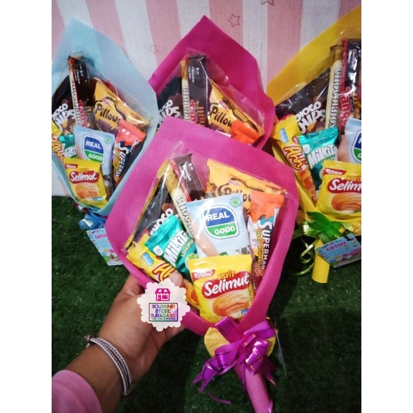 Bucket Snack / Bucket snack Ultah / Bingkisan Ultah Anak / Snack Ulang Tahun / Paket Ultah Surabaya buket milkita