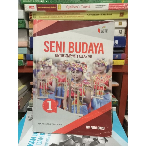 buku seni budaya kelas 7 SMP Erlangga