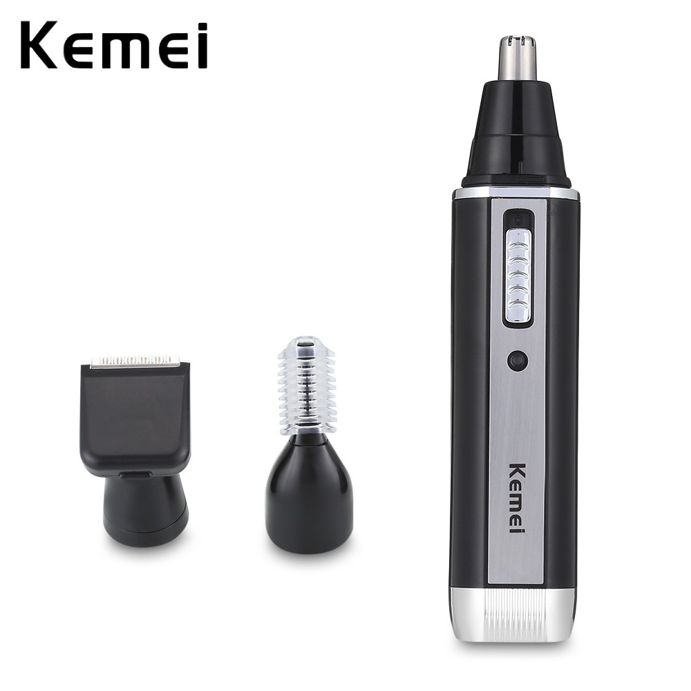 KEMEI KM-6631 Alat Cukur Kumis Jenggot Bulu Hidung Sistem Cas