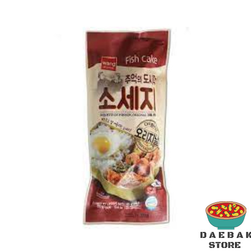 

Wang Korea Original Sausage Fish Cake 380gr - Sosis Otak Otak Ikan Made In Korea