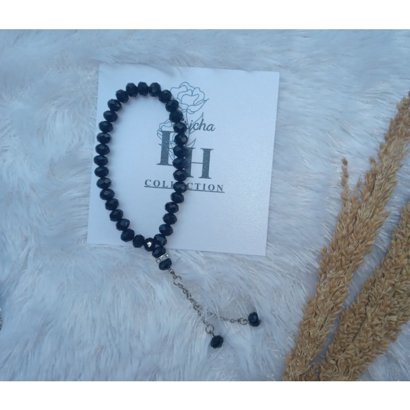 Tasbih kristal 33 butir/tasbih kristal ceko