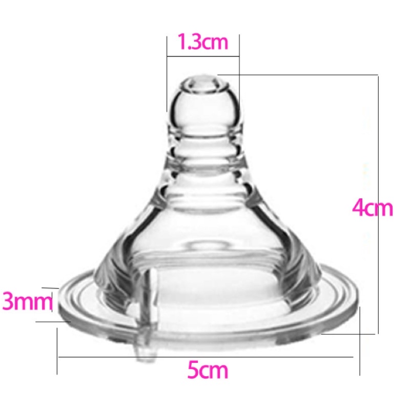 Dot Pengganti Pigeon Avent Philips BPA FREE Peristaltic Plus Wide Neck Ulir Nipple / dot ulir