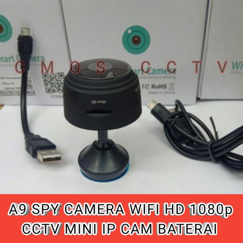 KAMERA A9 Spy WIRELESS HD1080p P2p CCTV MINI