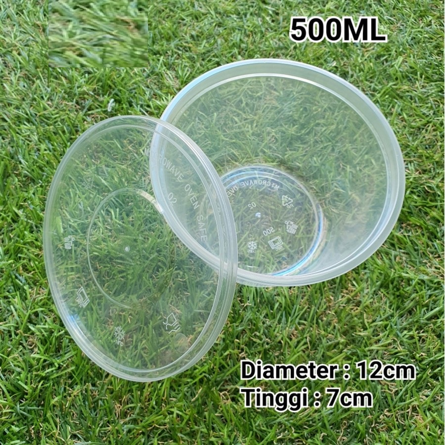 MANGKOK PLASTIK THINWALL (25 PCS) / CUP BOWL THINWALL FOOD GRADE / FOOD CONTAINER / THINWALL BOWL