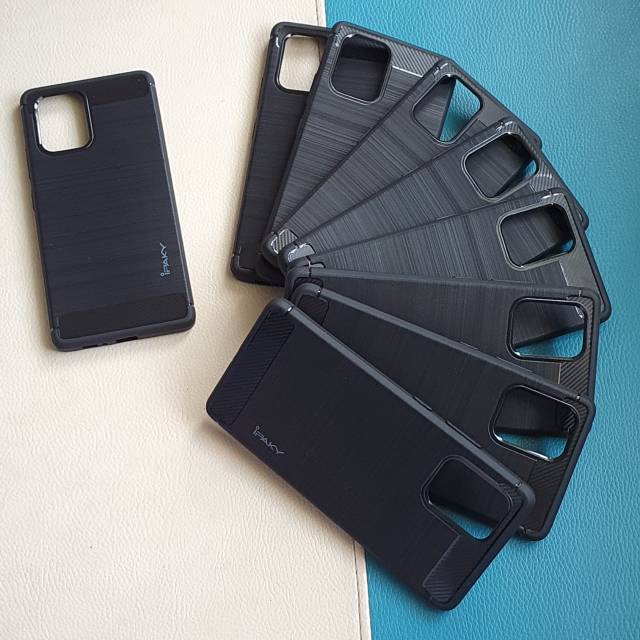 YKCS 0389 Samsung s10lite s10 lite s7 edge s7edge Soft Case SamsungA91 silicon Slim ipaky Karbon bla