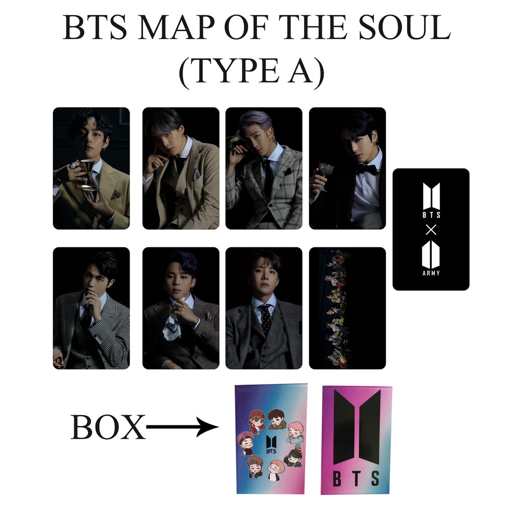 PHOTOCARD MAP OF THE SOUL 7 BTS / BTS MAP OF THE SOUL 7 PHOTOCARD (TYPE A)