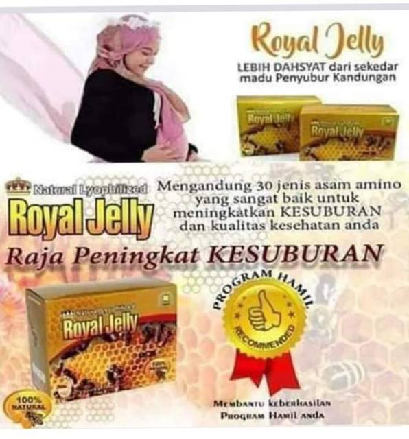 Natural Royal jelly Nasa penyubur kandungan