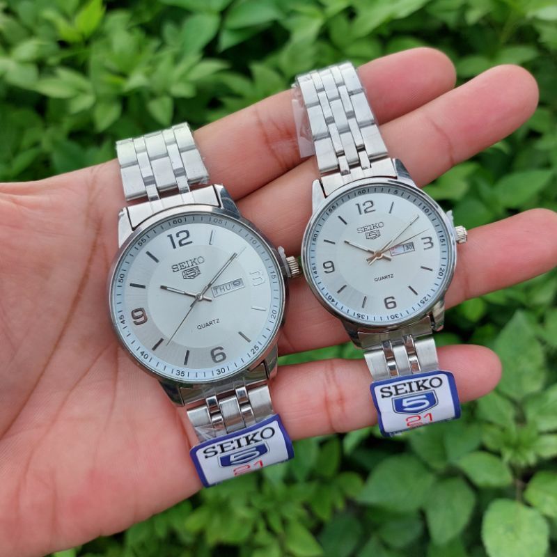 JAM TANGAN SEIKO COUPLE WATER RESIST