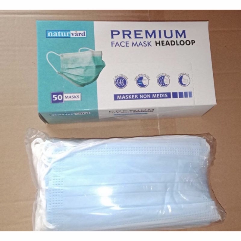 Masker Medis 3ply hijab onecare