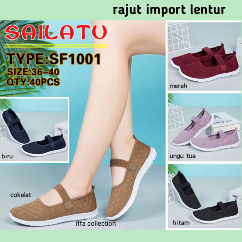 sepatu rajut import sailatu terbaru rajut import