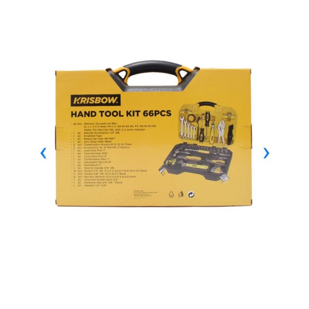 ToolKit 66 Tool Kit Box Set ORIGINAL Krisbow Kotak Perkakas Mekanik
