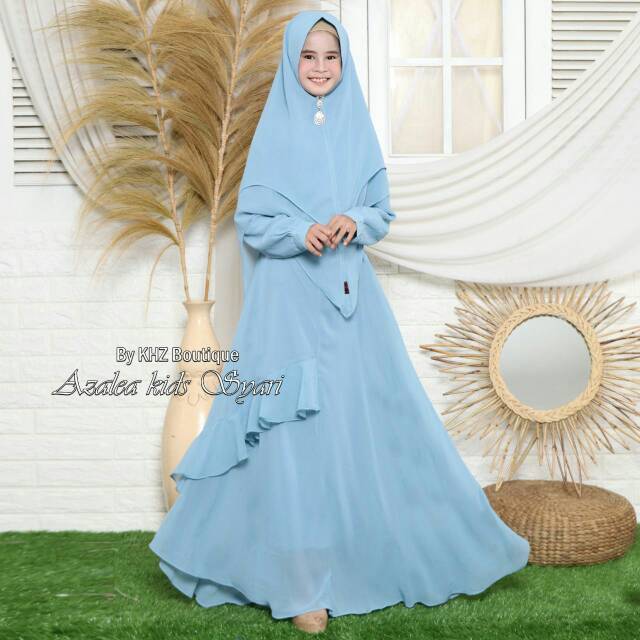 Azalea kids syari set khimar resleting depanbreal picture
