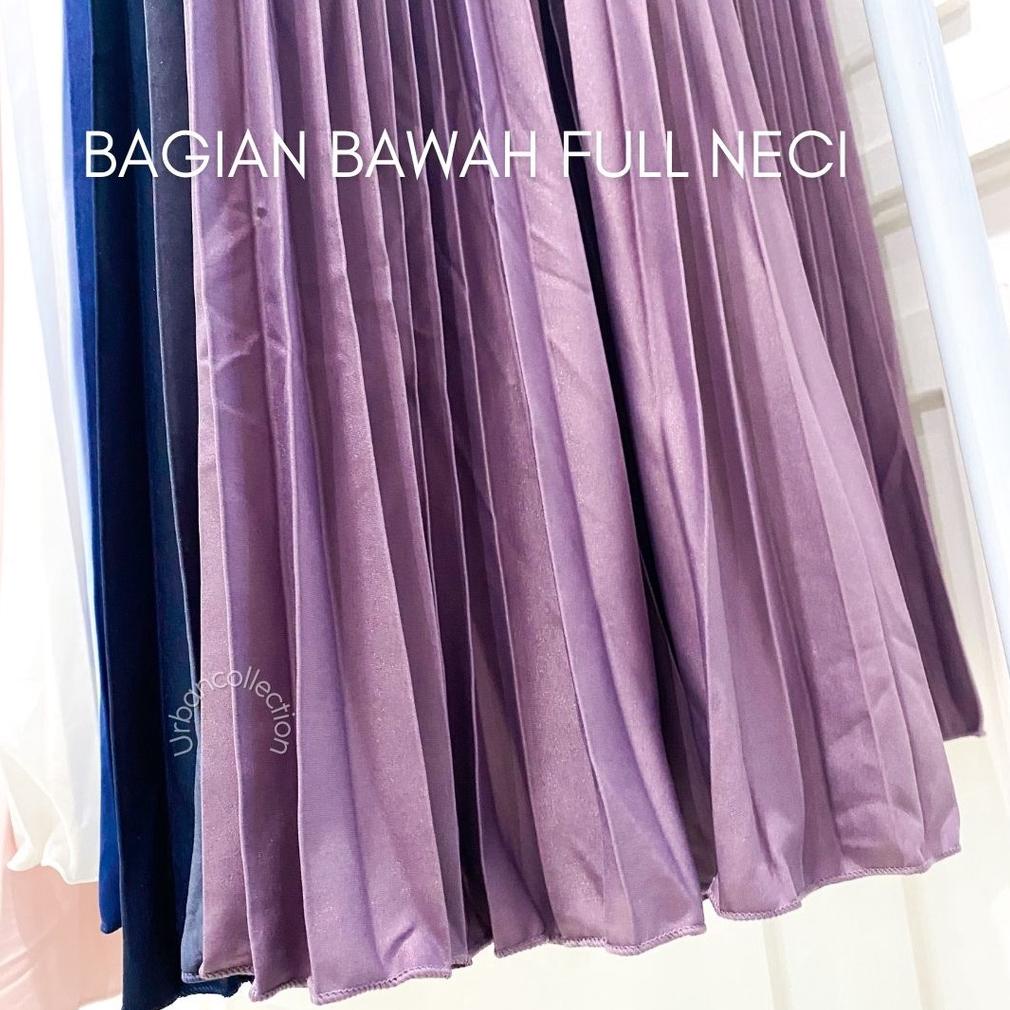 Rok Plisket Wanita Premium / Rok Rempel 100 Cm / Rok Lipet / Rok Plisket Panjang