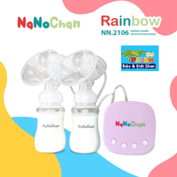 Little Giant Nano Chan Rainbow Double Electrical Breastpump/Pompa asi