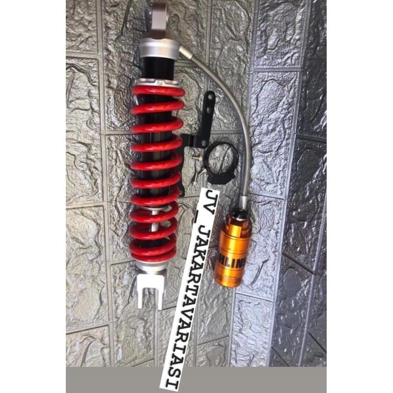 monoshock klx tabung pisah model ohlins shockbreker tabung pisah klx pnp plus breket tabung