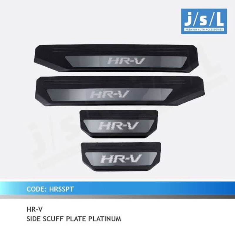 HRV SILLPLATE SILPLATE SAMPING PINTU INJAKAN KAKI MOBIL CROME