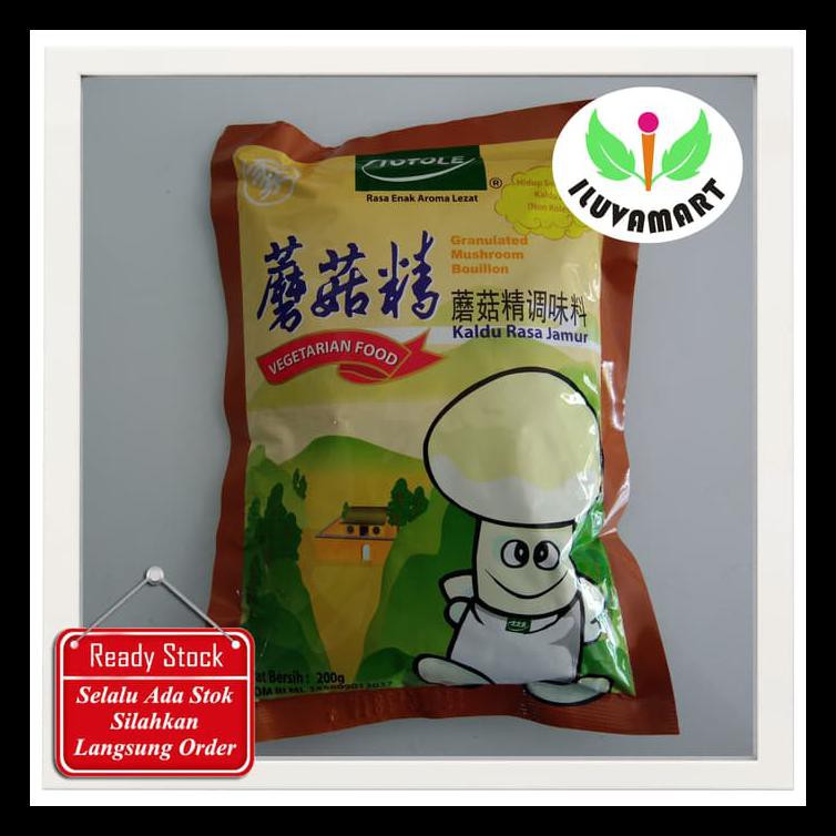 

Kaldu Rasa Jamur Totole 200 Gr / Thai Thai Lek Terlaris
