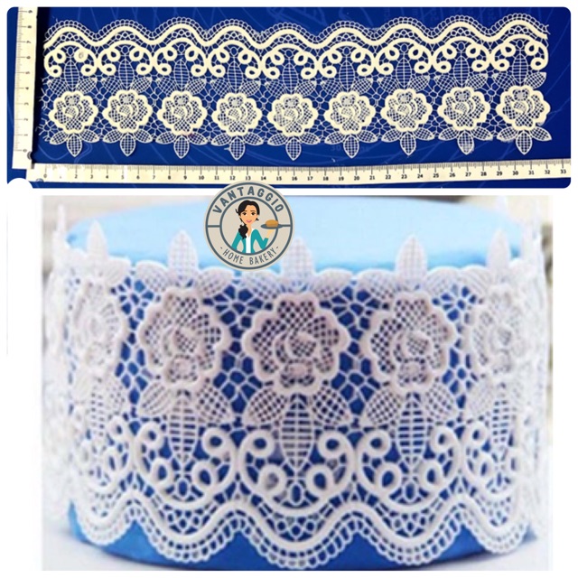 

Edible lace/sugar lace/cake decoration