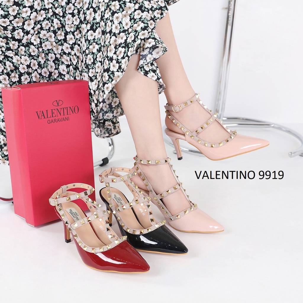 SEPATU HIGH HEELS SLINGBACK SHOES 9919