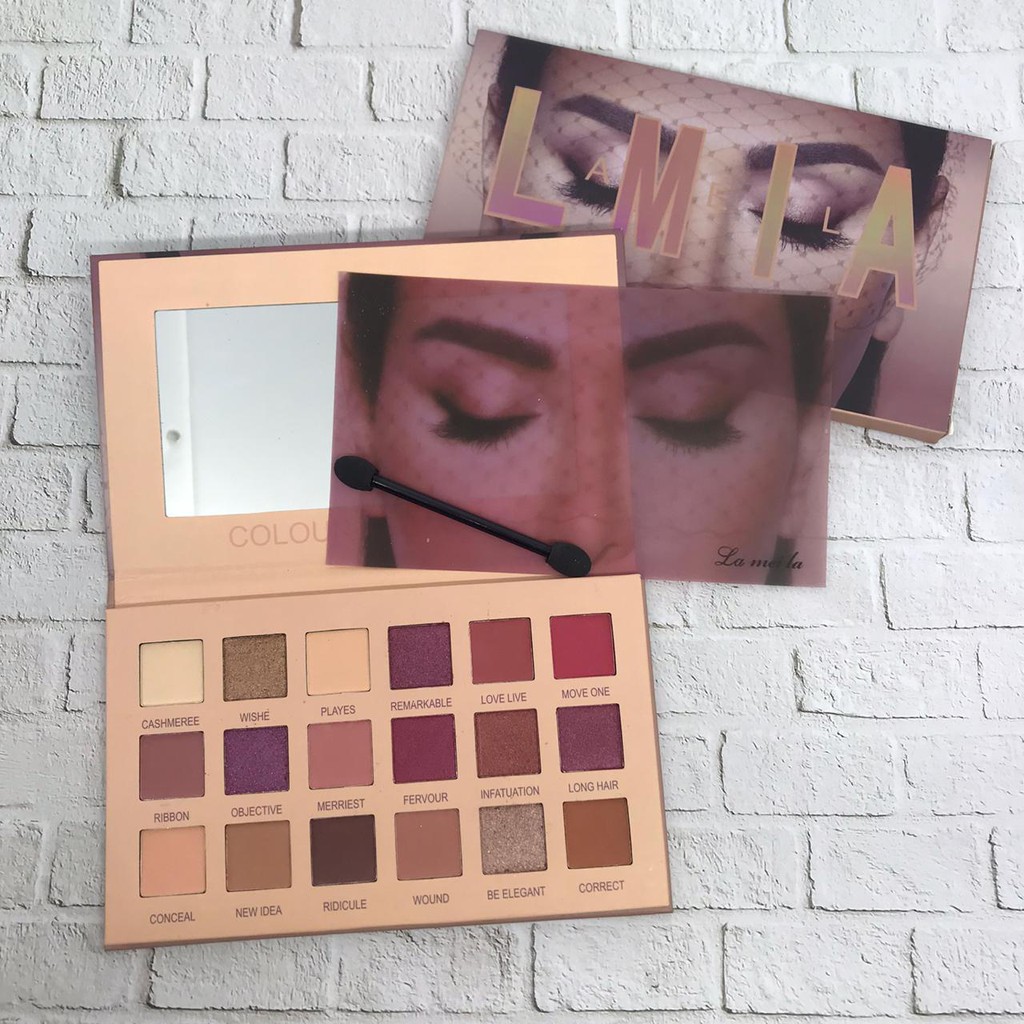 LAMEILA BEAUTY COLOUR GEOMETRY EYESHADOW PALLETE / LA MEI LA EYESHADOW