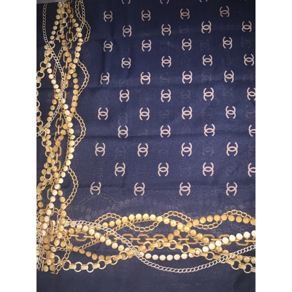 SEGIEMPAT VOALDENAY KW PREMIUM / HIJAB JILBAB SQUARE VOAL MOTIF LASER CUT-Motif 10