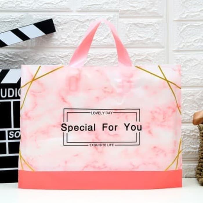 

JGO Plastik Kantong Vintage Pink Paper Bag Craft Bingkisan kemasan