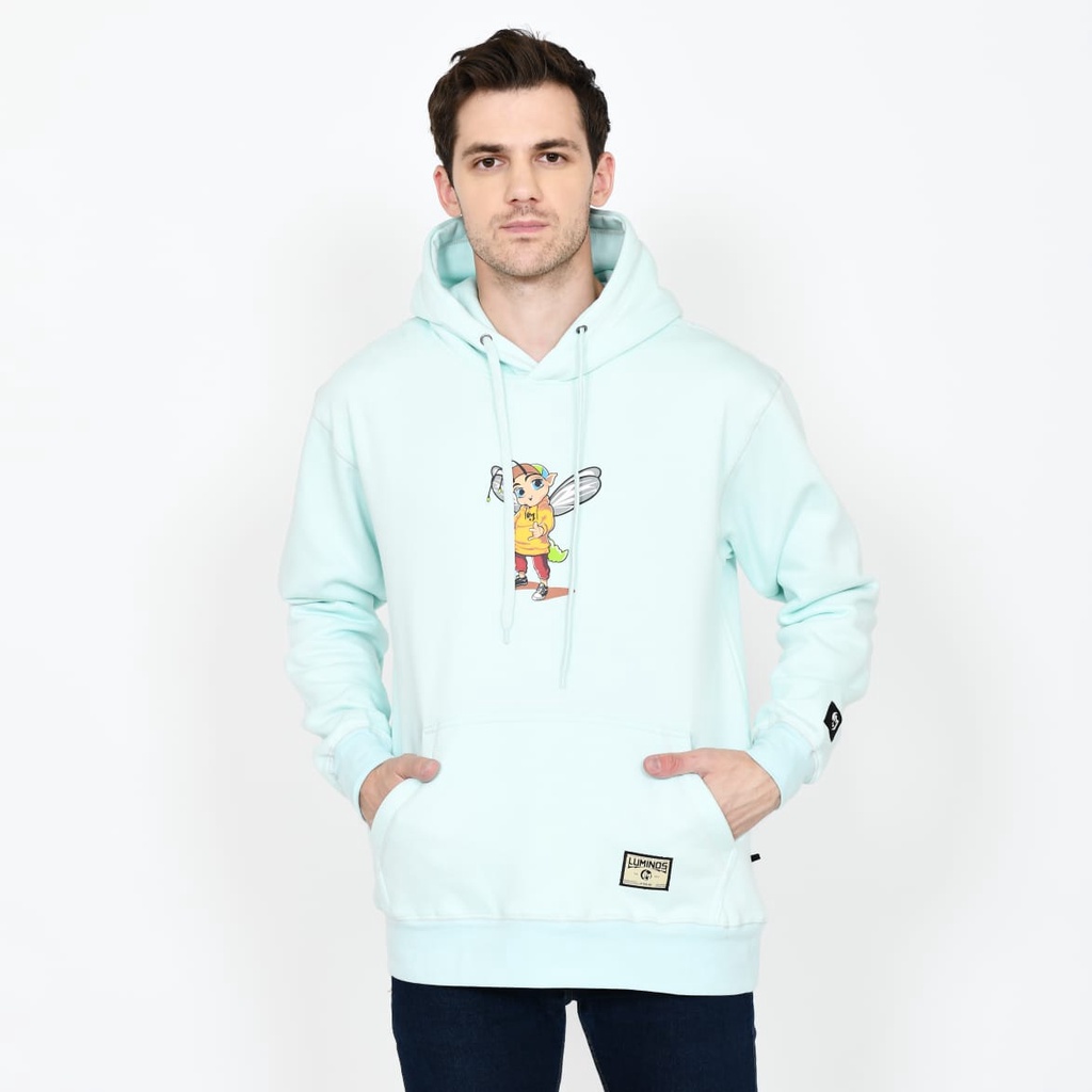 Luminos Sweater Hoodie Firefly Character Mint