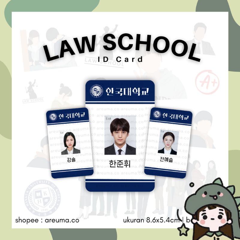 LAW SCHOOL K-DRAMA ID CARD