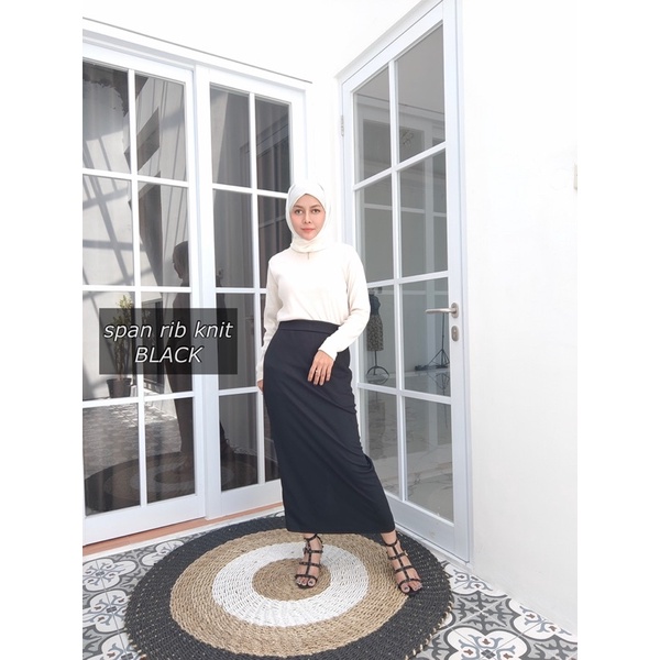 ROK SPAN RAJUT RIB // KNIT ROK SPAN