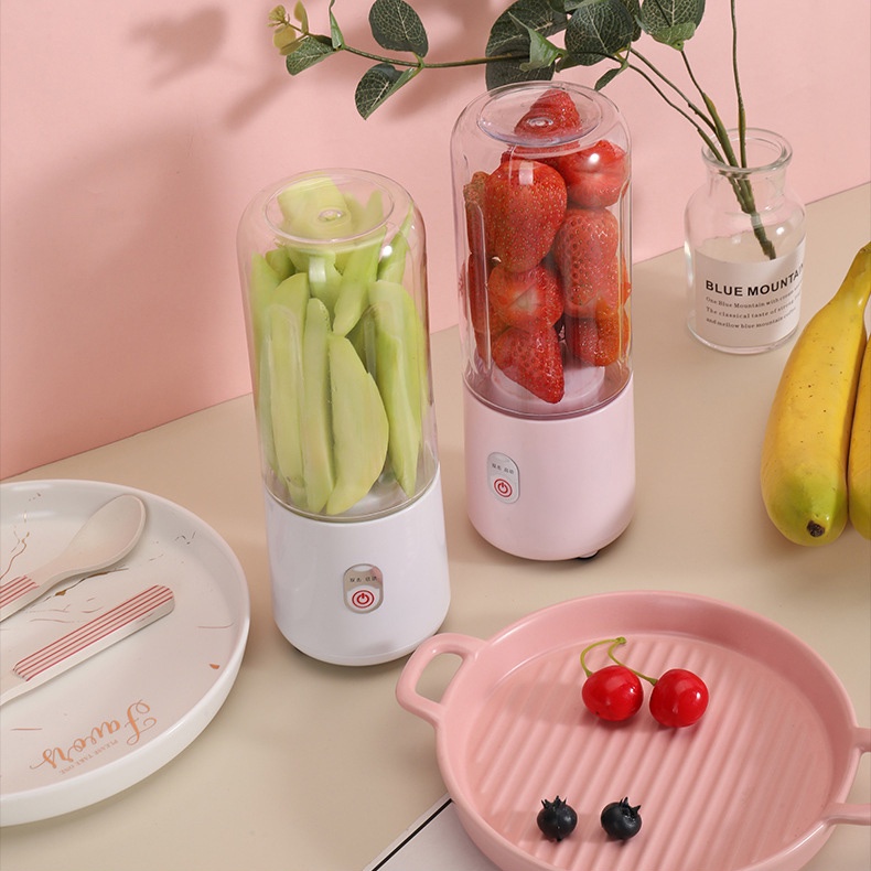 (READY STOCK) Portable Blender Juice Charger Botol Minum | Blender Portable 6 Mata Pisau Rakii | Blender Portable 6 Mata Pisau untuk Travel