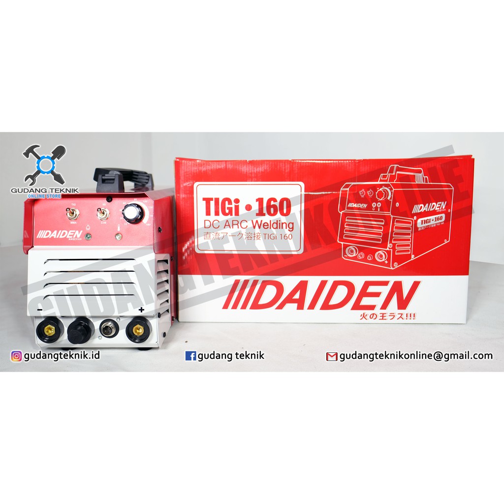 MESIN TRAFO LAS ARGON 160A DAIDEN TIGi 160 / TRAVOLAS DAIDEN TIG 160
