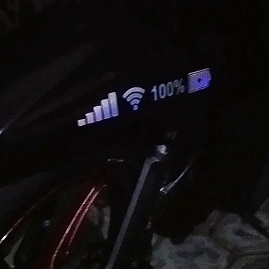 Siker Viral Baterai Wifi Sinyal HP Phone Viral Cutting Sticker Mobil Motor