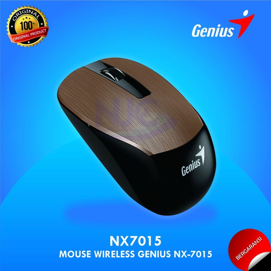 ORIGINAL GENIUS NX-7015/NX7015 Wireless Optical Mouse GARANSI RESMI