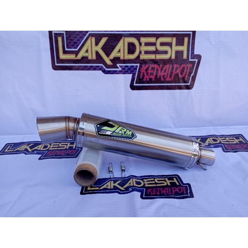 SILENCER (ONLY) KNALPOT JRM (INLET 38) BEAT MIO VARIO AEROX SCOOPY NMAX PCX ADV LEXI GENIO DLL