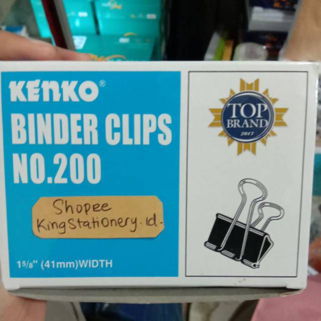 

[ DOZ ] Binder Clip No.200 (isi 12 penjepit)