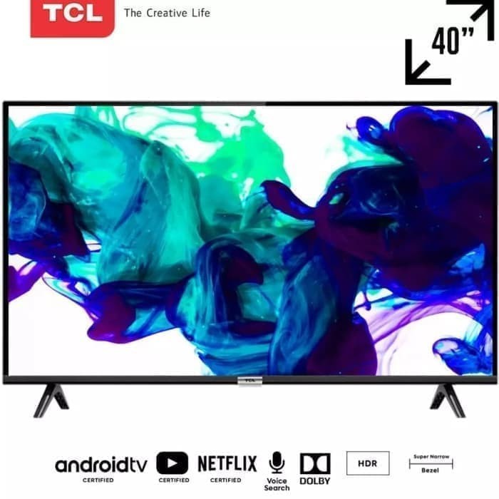 TCL LED TV 40 Inch 40A3 Smart Android TV DVB-T2