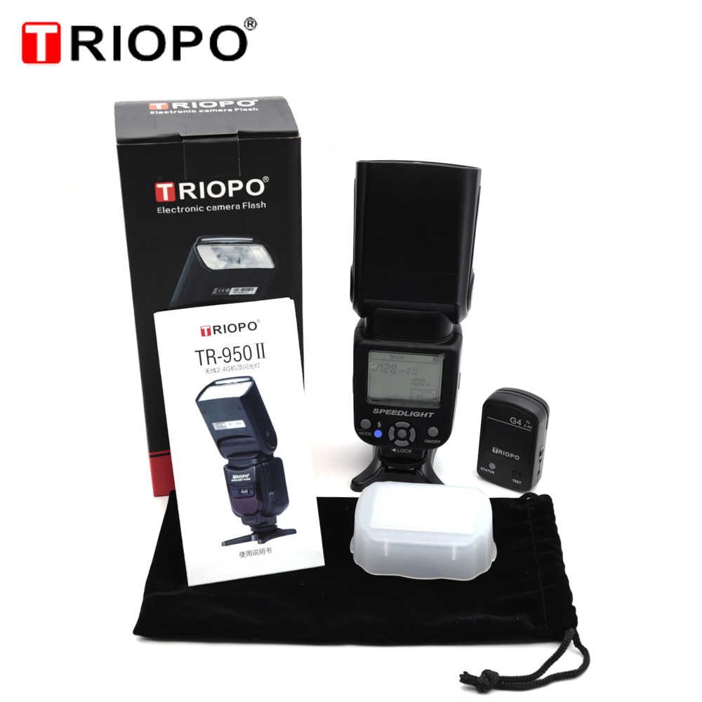 Triopo TR-950II Flash Light Speedlite Universal 2.4G Wireless Transmission For Nikon Canon 650D 550D
