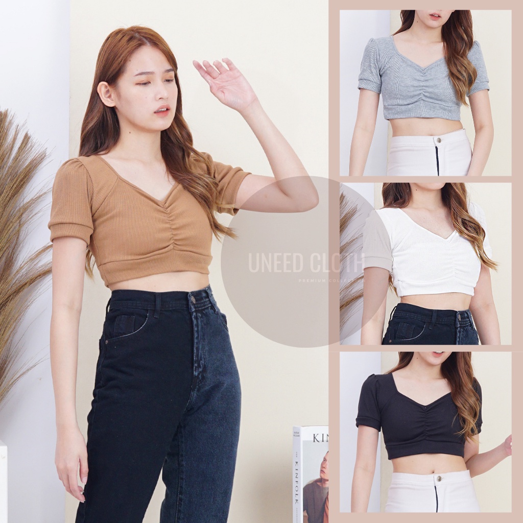 Jual Uneed Cloth / CROP TOP JUMBO / BAJU CROP / CROP T-SHIRT WANITA ...