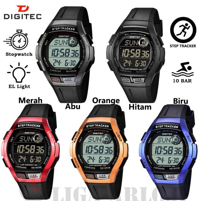 Digitec DS-3108T - Jam Tangan Unisex - Step Tracker - 3108 - Original