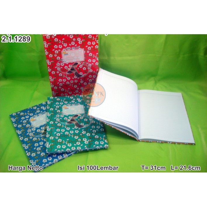 

Buku Tulis Hardcover Ukuran Folio isi 100 lbr Vision Murah