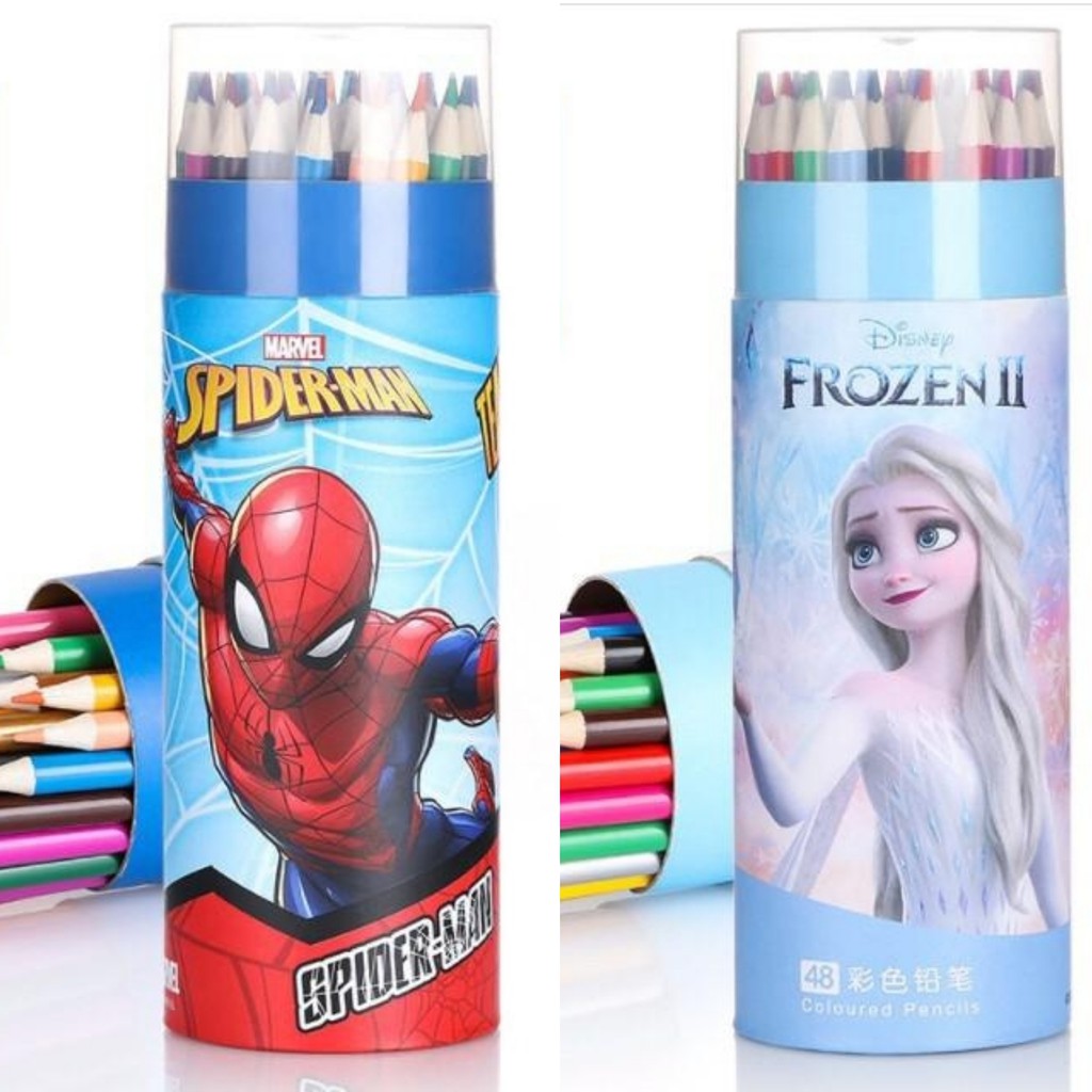

PENSIL WARNA ELSA SPIDERMAN - COLOR PENCIL KARAKTER ELSA FROZEN PRINCESS DISNEY SPIDERMAN MARVEL