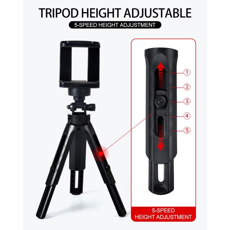 HD30 Tripod stand holder mini lipat Universal dudukan kamera HP universal