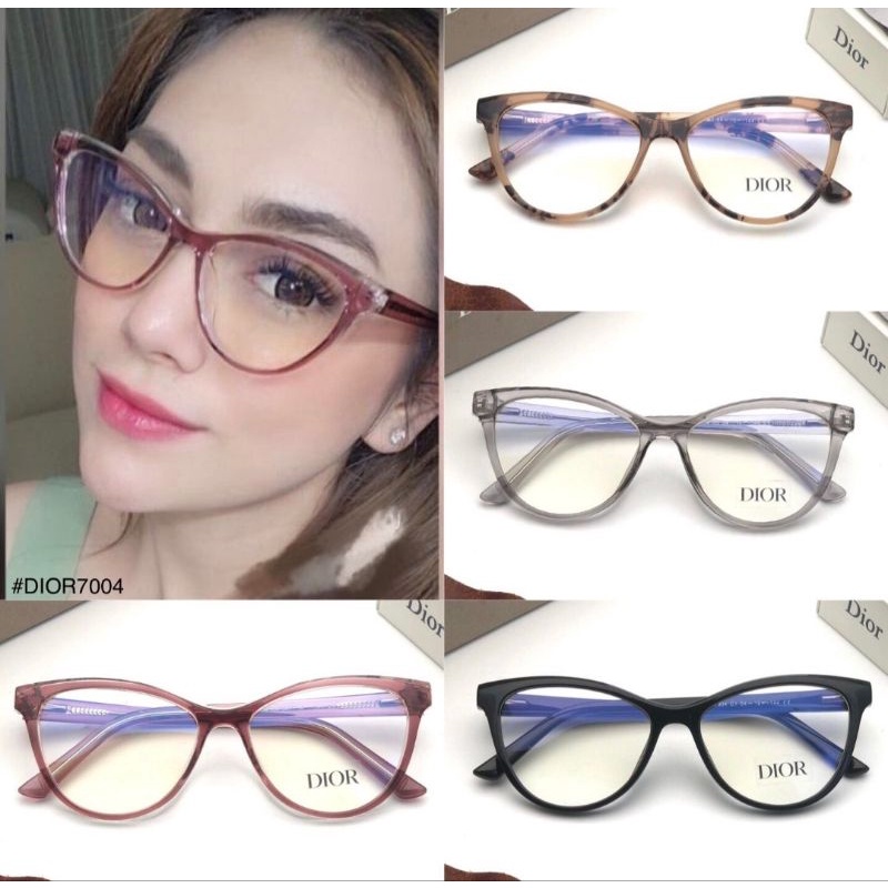 KACAMATA MINUS FRAME CAT EYE 7004 LENSA ANTI RADIASI | KACAMATA WANITA | PHOTOCROMIC &amp; BLUERAY | KACA MATA PLUS | KACAMATA TERBARU