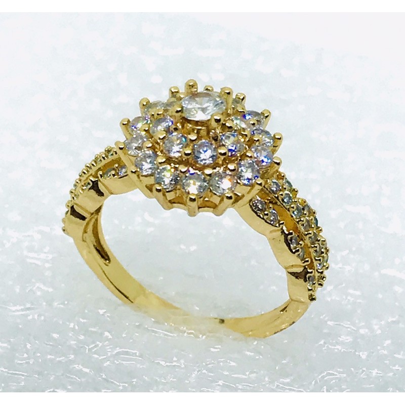 cincin permata //cincin wanita //peehiasan //cincin lapis emas//cincin