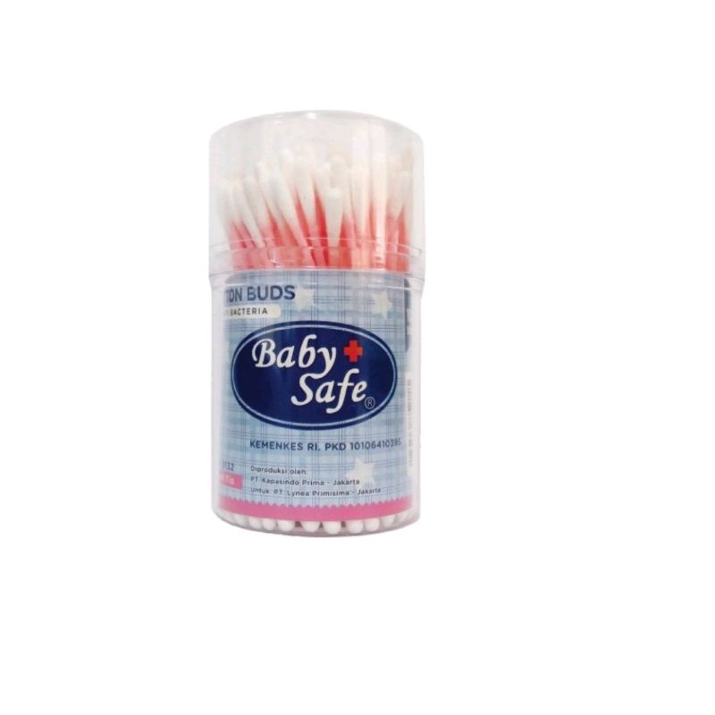 BabySafe CB9132 /CB9134  Small Tip Cotton Bud 50 / 100 with Case