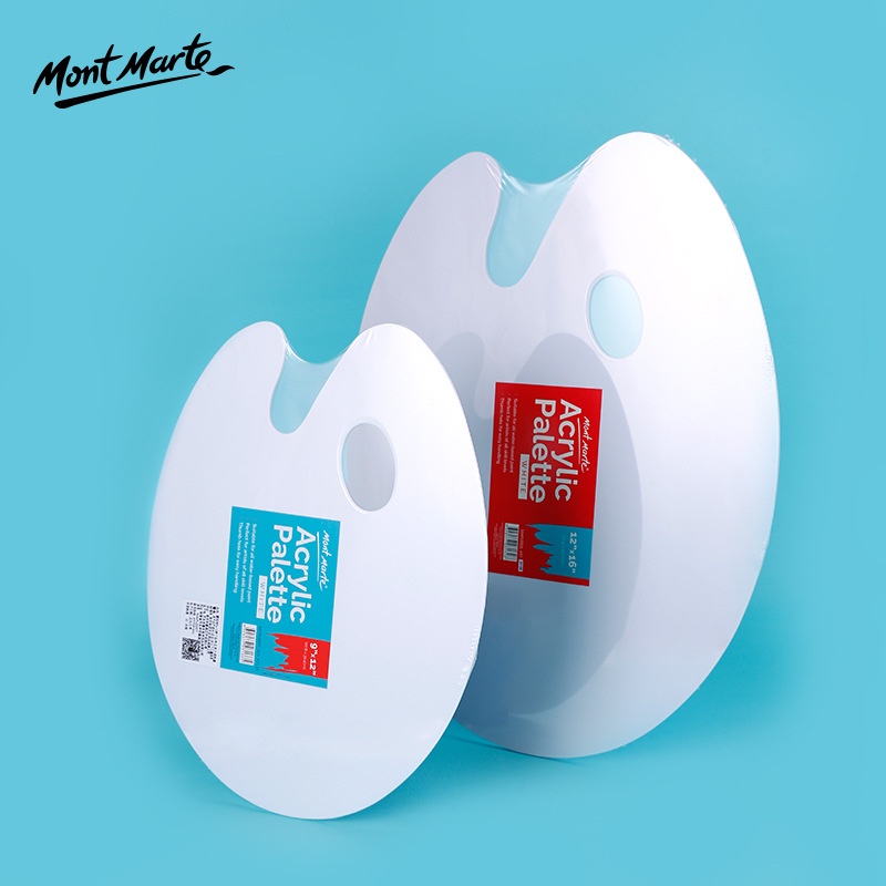 

MONT MARTE ACRYLIC PALETTE | big small | palet lukis akrilik alat menggambar
