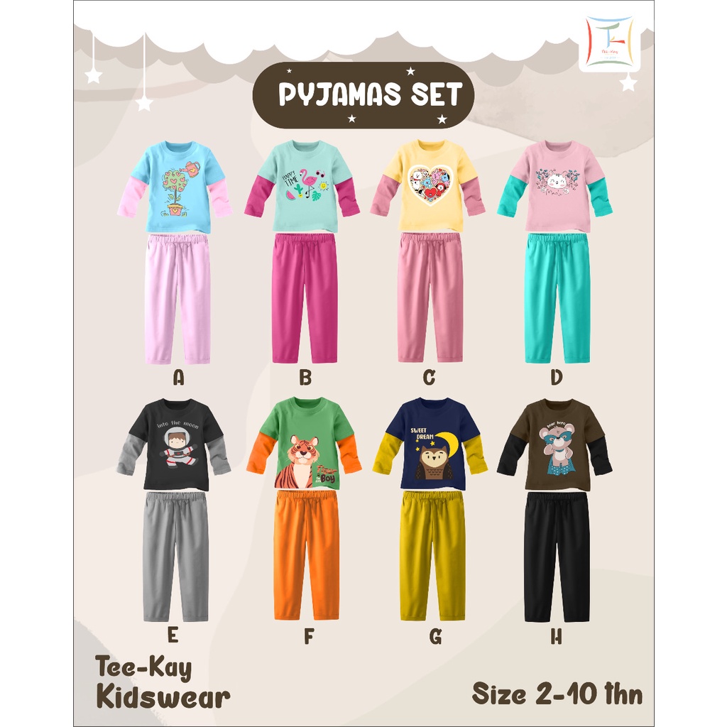 set pajamas teekay